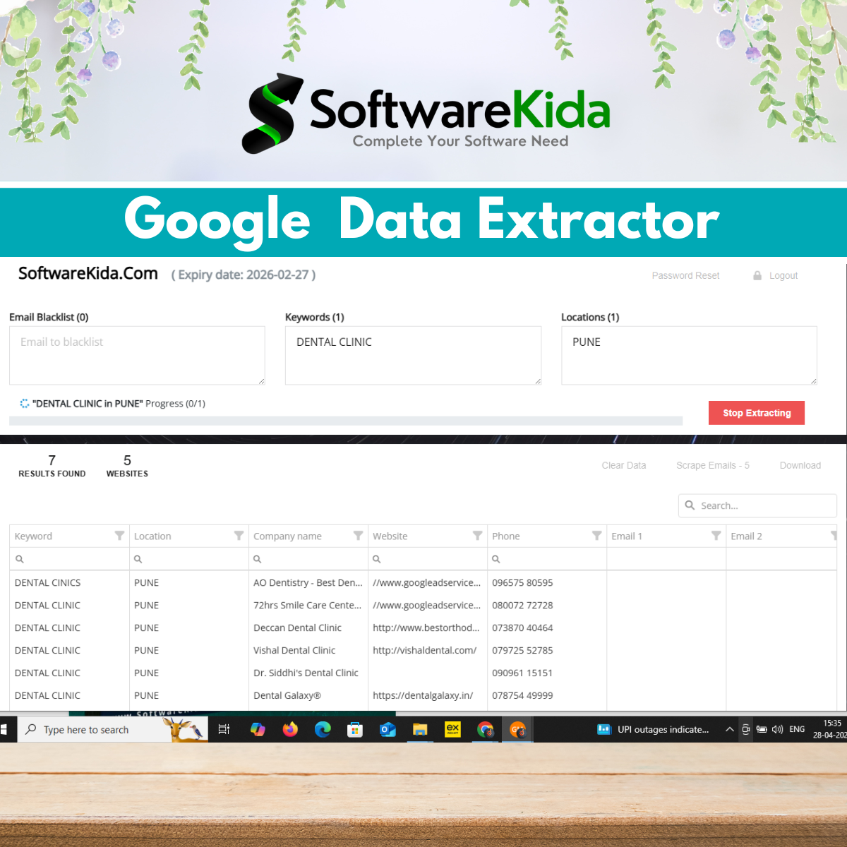 Google-Business Extractor 2025 (Latest version)
