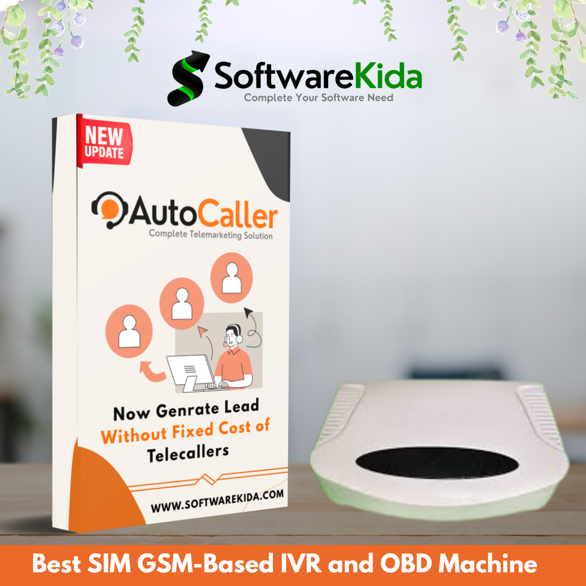 AutoCaller Software - SIM GSM-Based IVR Machine